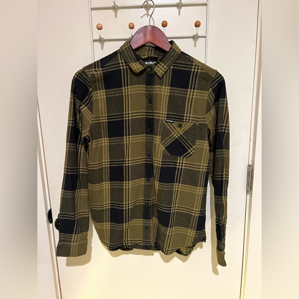 DAKINE MENS/UNISEX BUFFALO CHECKER THICK BUTTON UP LONG SLEEVE SHIRT